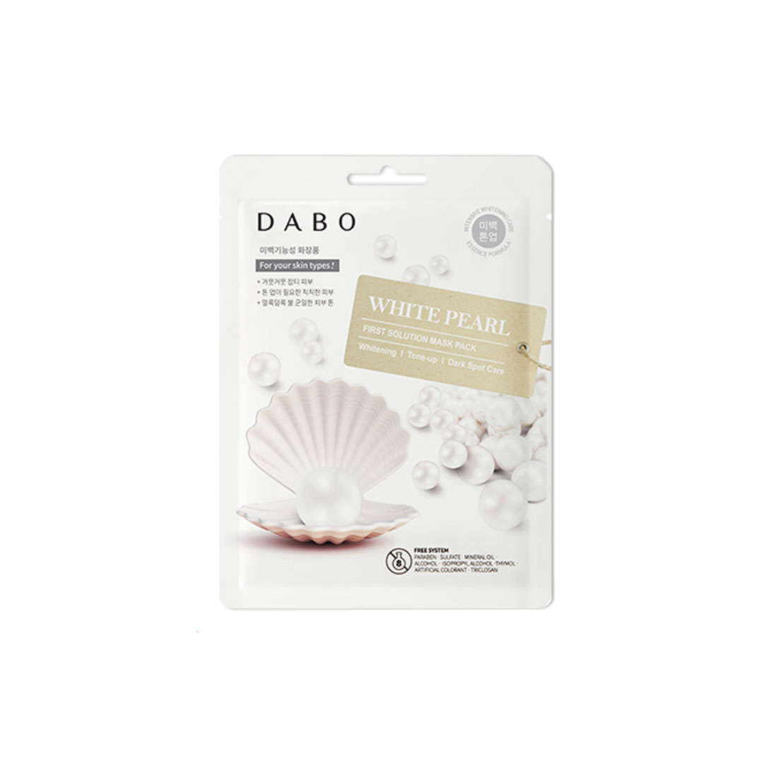 Dabo First Solution Mask Pack (Sheet Mask) – WHITE PEARL