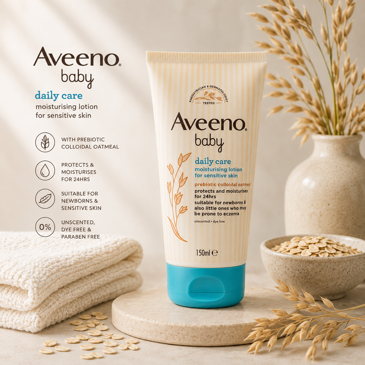 Aveeno Baby Daily Care Baby Moisturising Lotion 150ml