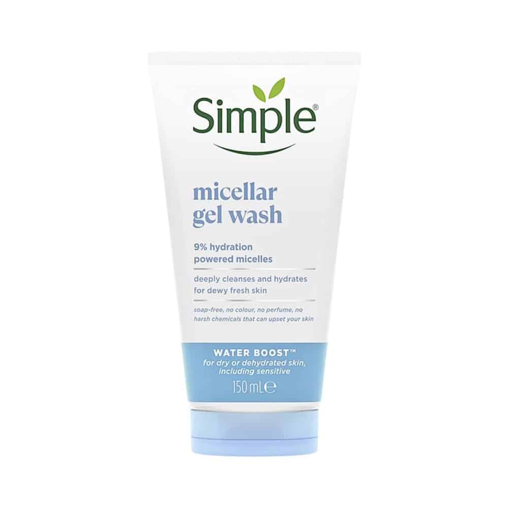 Simple Water Boost Micellar Facial Gel Wash