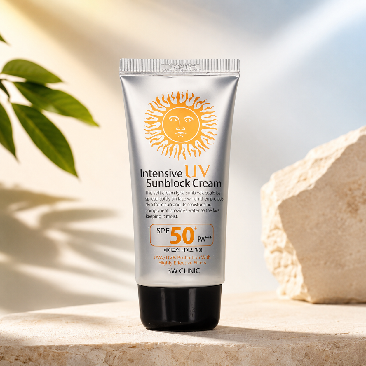 3W Clinic Intensive UV Sunblock Cream SPF50+ Pa+++ – 70ml
