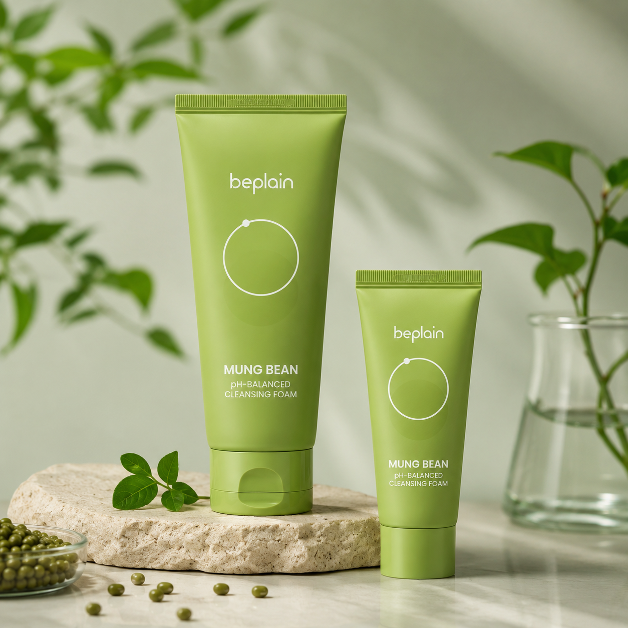 Beplain Mung Bean pH-Balanced Cleansing Foam