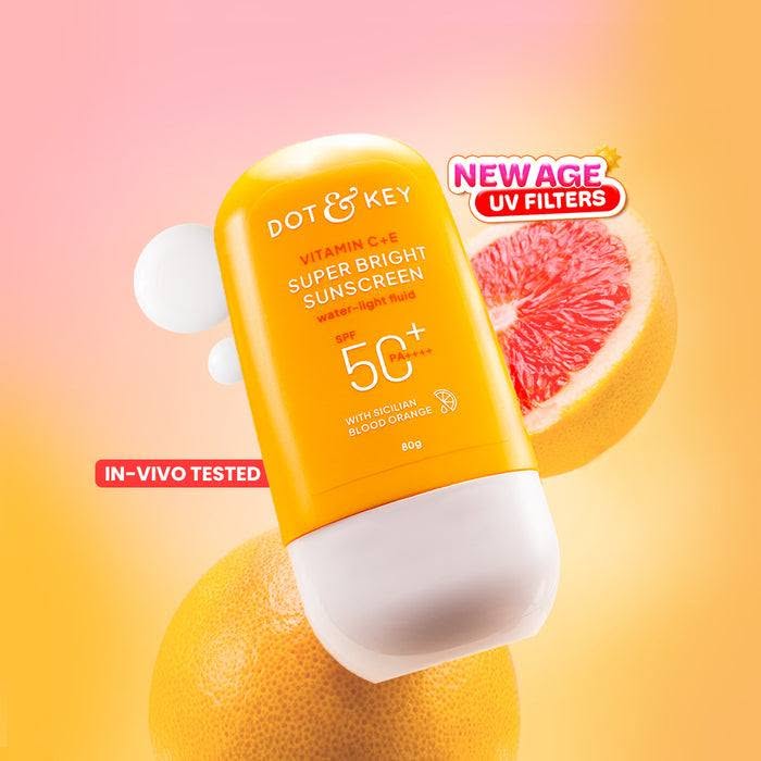 Dot & Key Vitamin C+E Super Bright Sunscreen Water-Light Fluid SPF50+ PA++++